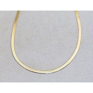 20 inch, Vintage Gold Tone Aristocratic Chain Style Necklace - O1